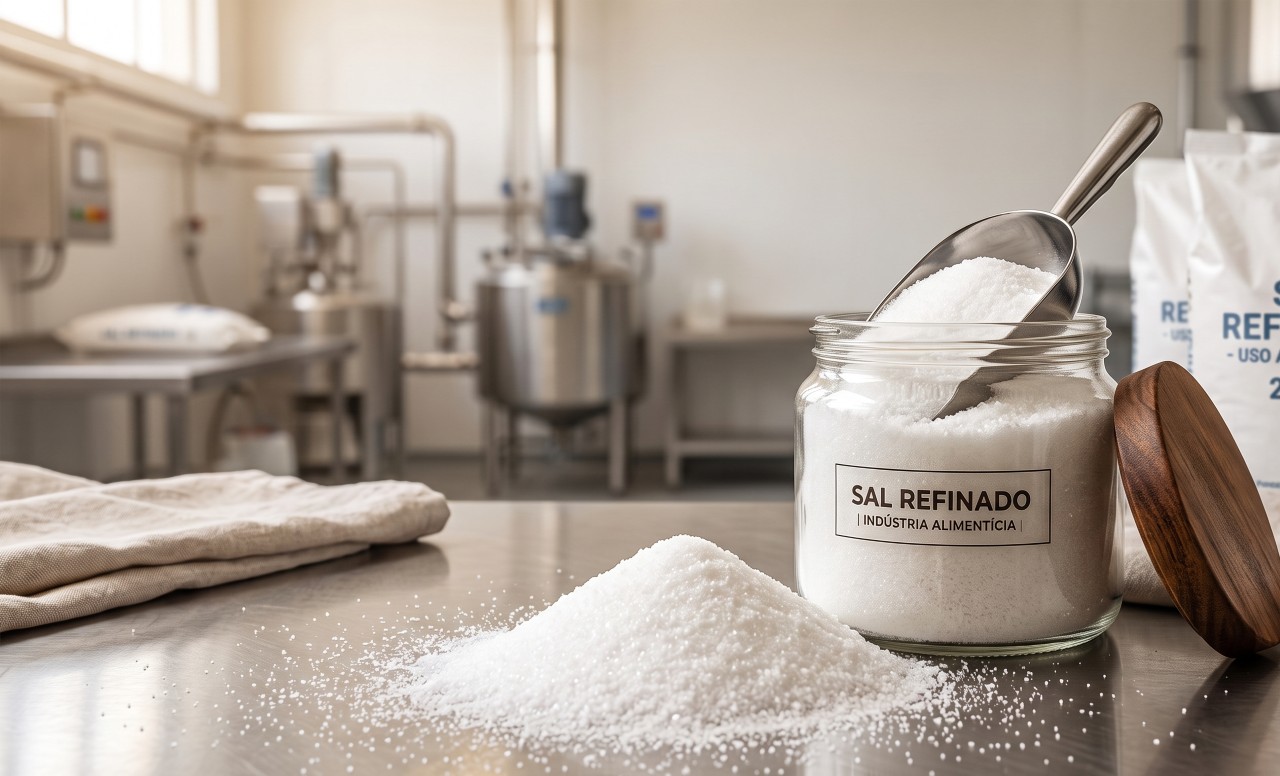 Sal para indústria alimentícia